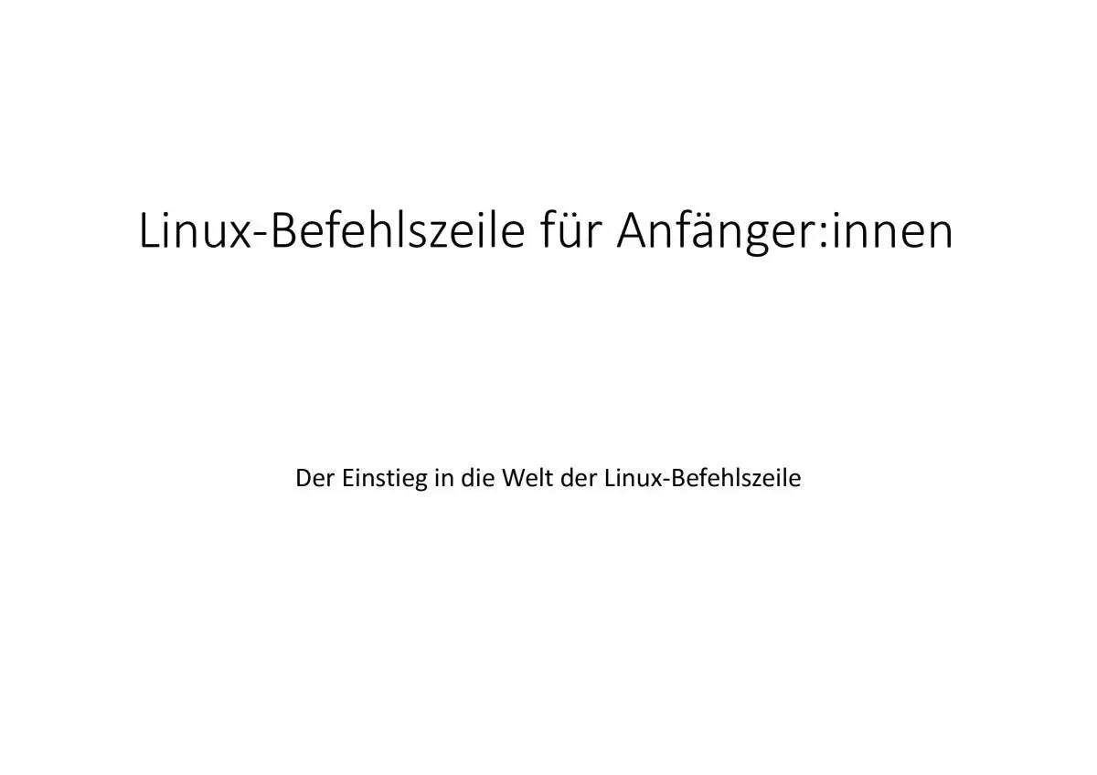 Linux-Befehlszeile für Anfänger:innen - Der Einstieg in die Welt der Linux-Befehlszeile (E-Learning) - Image 3