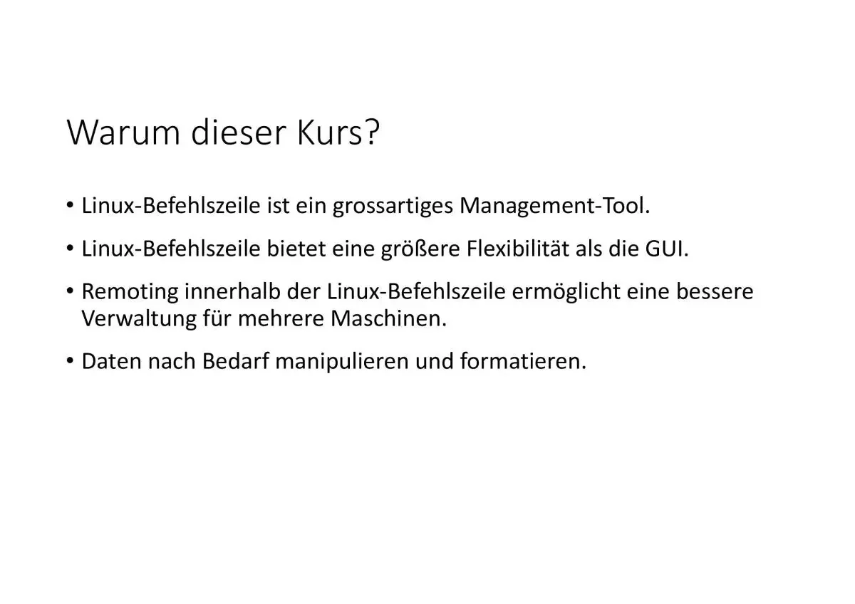 Linux-Befehlszeile für Anfänger:innen - Der Einstieg in die Welt der Linux-Befehlszeile (E-Learning) - Image 4